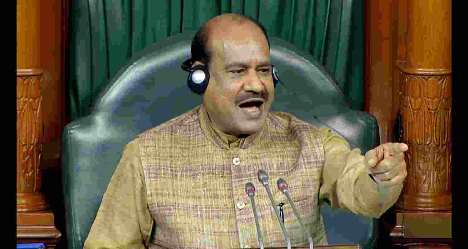 Lok Sabha Speaker Om Birla leads 85th AIPOC conference discussions in Patna. Lok Sabha Speaker Om Birla leads 85th AIPOC conference discussions in Patna.
