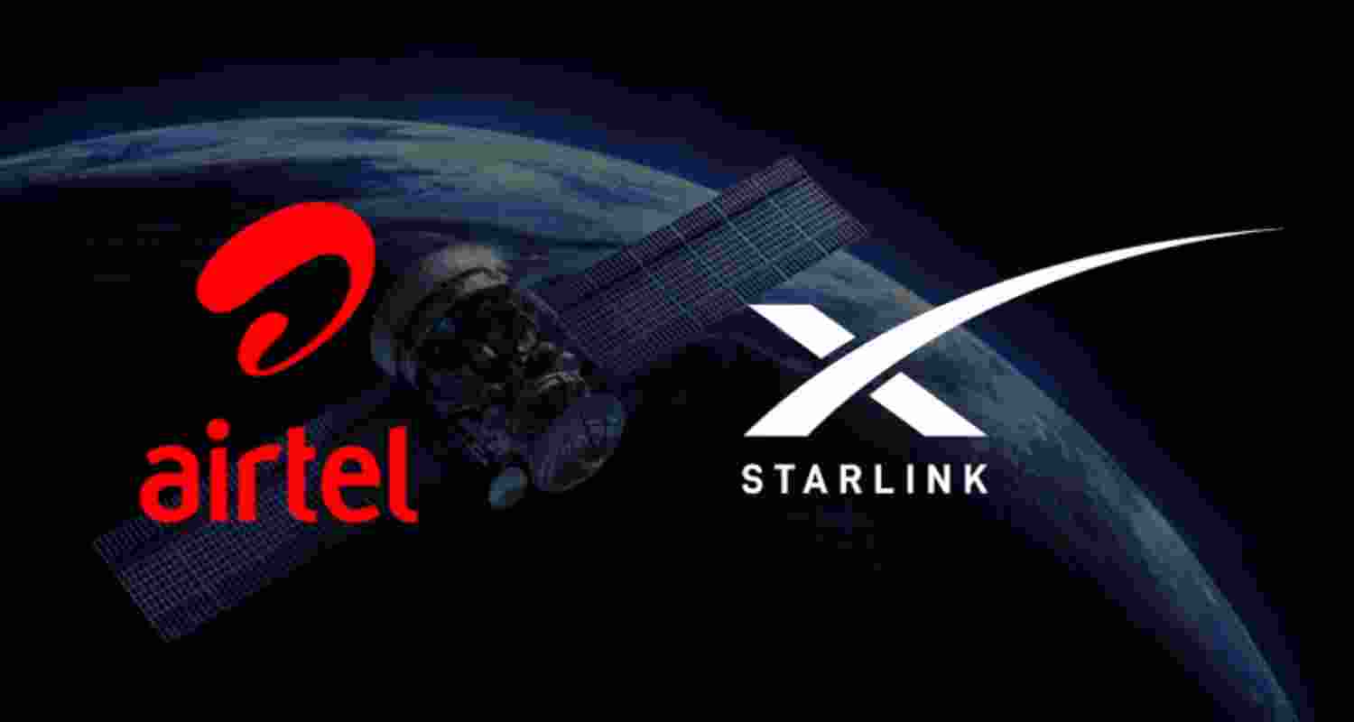 Starlink may enter India as Airtel signs MoU with SpaceX. Starlink may enter India as Airtel signs MoU with SpaceX.
