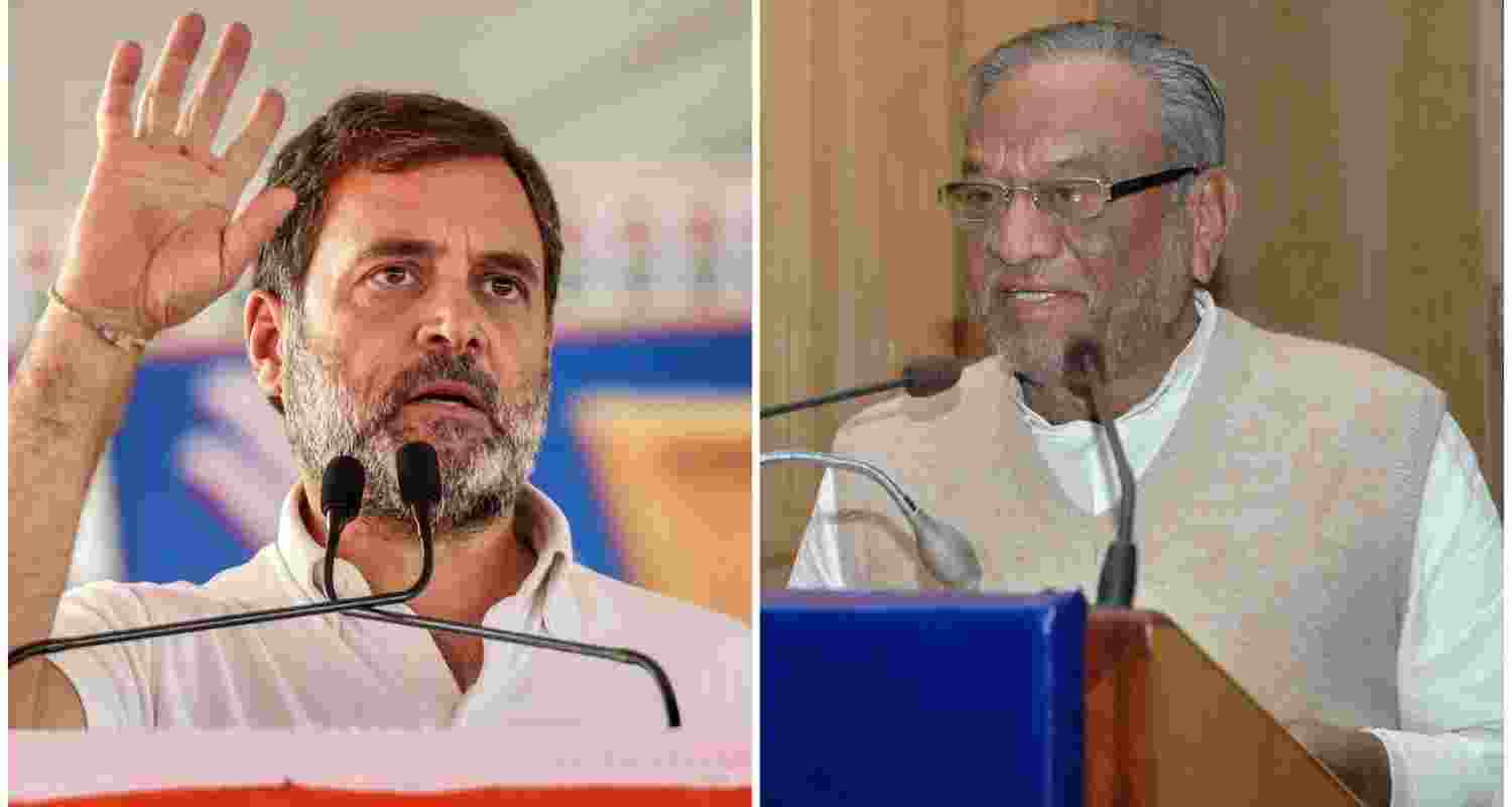 Dinsha Patel contradicts Rahul on Gujarat Congress. Dinsha Patel contradicts Rahul on Gujarat Congress.