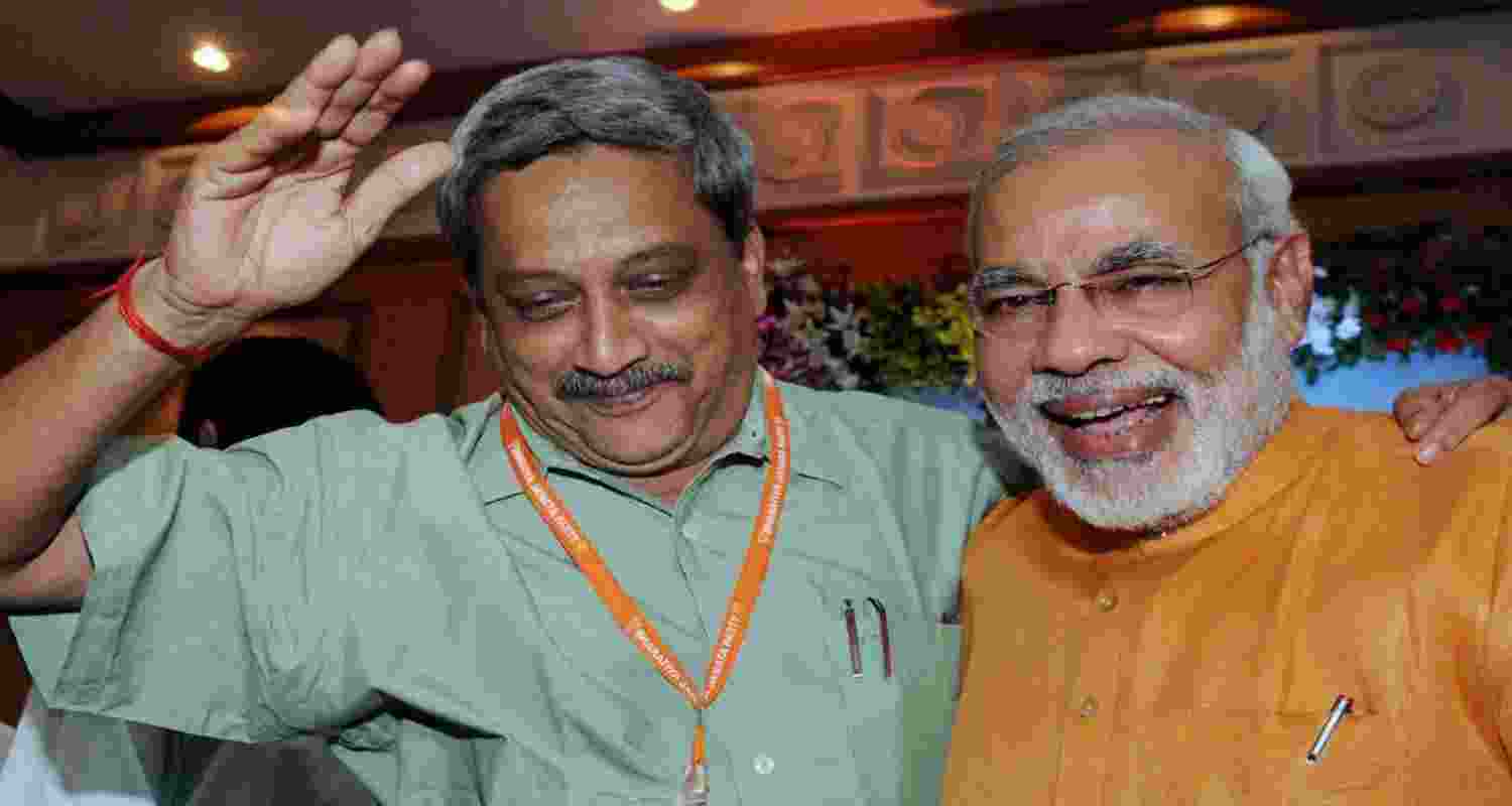 Goa BJP lauds Former Defence Minister Parrikar for strong defence push. File Photo. Goa BJP lauds Former Defence Minister Parrikar for strong defence push. File Photo.