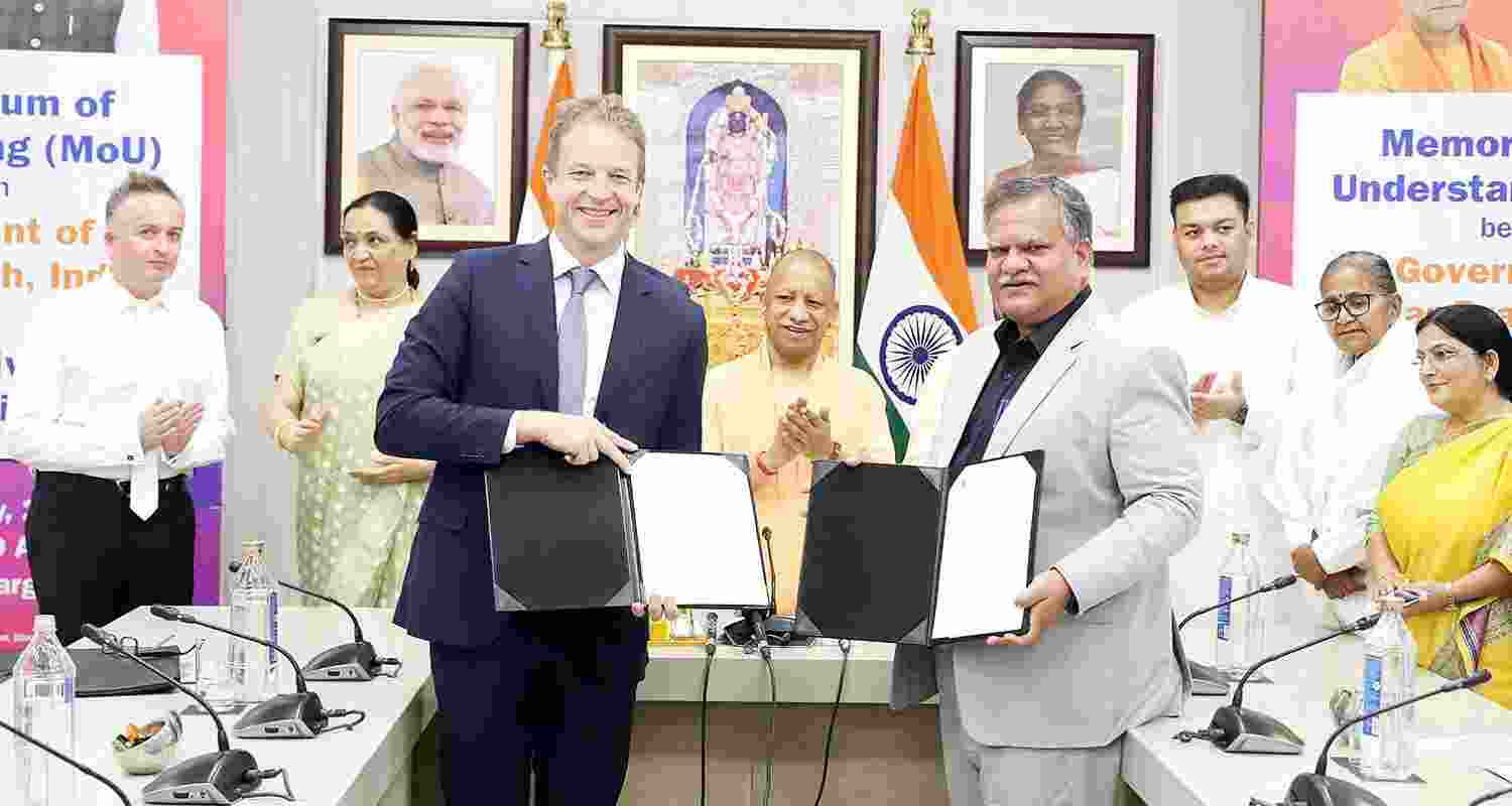 CM Yogi Adityanath Backs Global Education Partnership. CM Yogi Adityanath Backs Global Education Partnership.