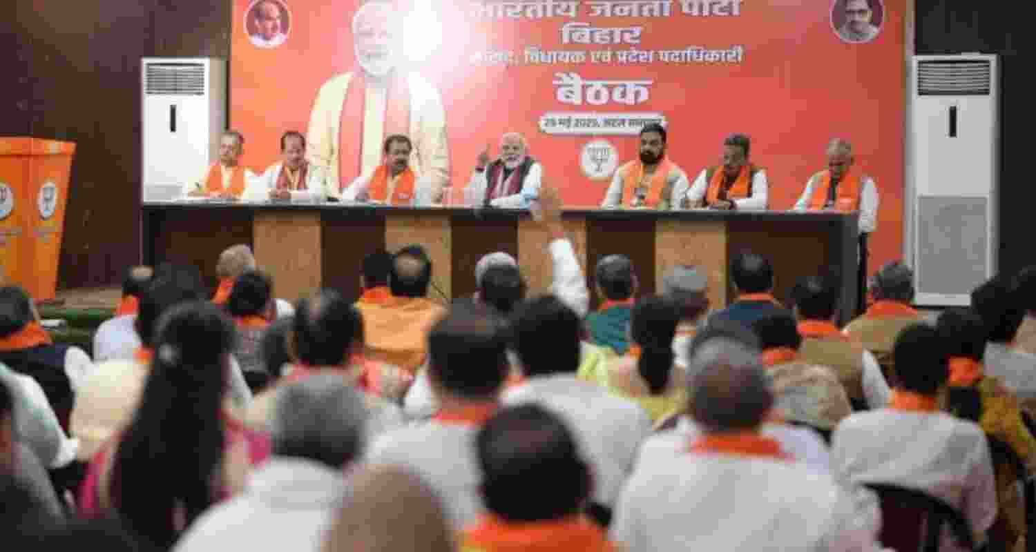 BJP seeks migrant votes with Chhath Puja timing. File Photo. BJP seeks migrant votes with Chhath Puja timing. File Photo.