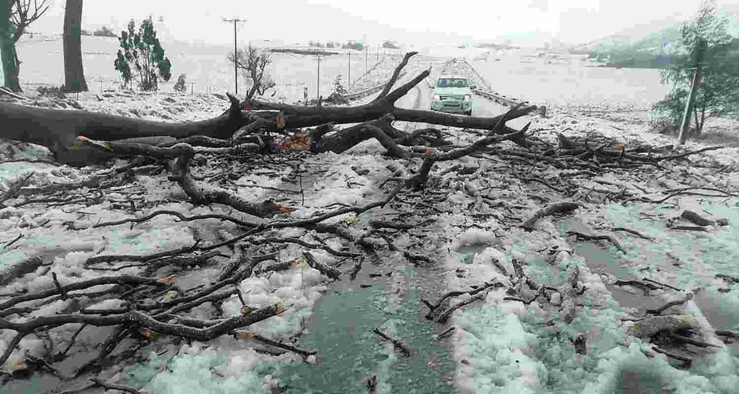 Torrential rains and snow wreak havoc in South Africa. Torrential rains and snow wreak havoc in South Africa.