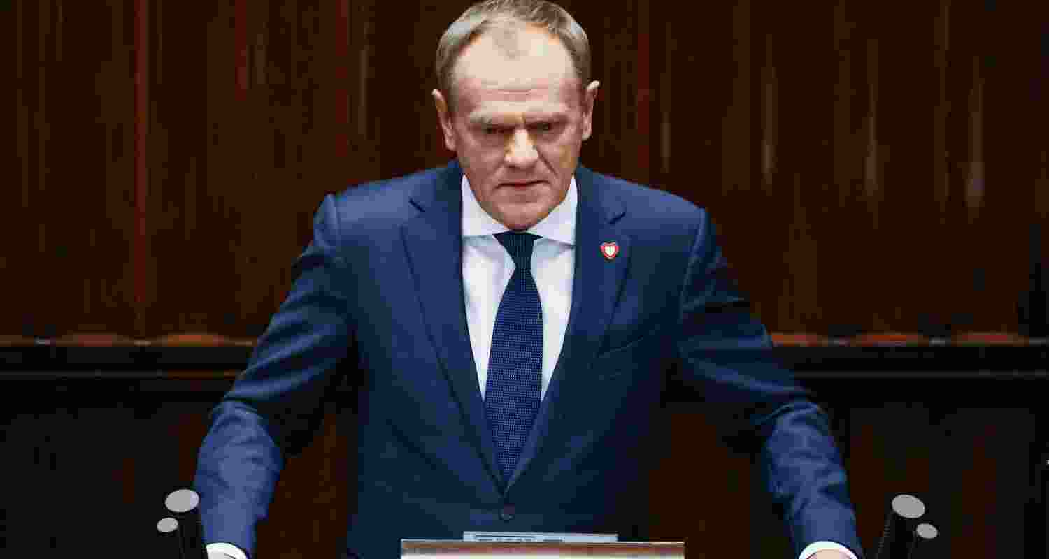 Tusk says Poland will strike any drones violating skies. Tusk says Poland will strike any drones violating skies.