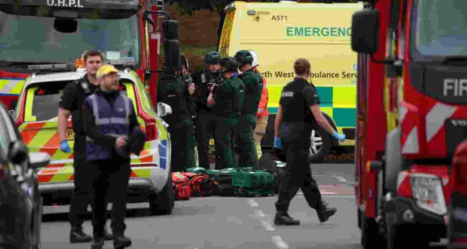 Suspect shot dead after deadly Manchester synagogue attack. Suspect shot dead after deadly Manchester synagogue attack.