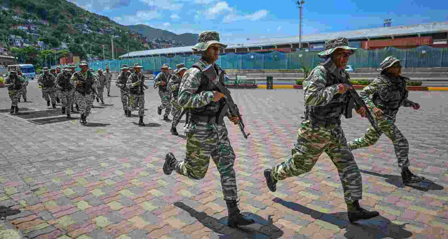 Washington rebuilds Puerto Rico base near Venezuela. Washington rebuilds Puerto Rico base near Venezuela.