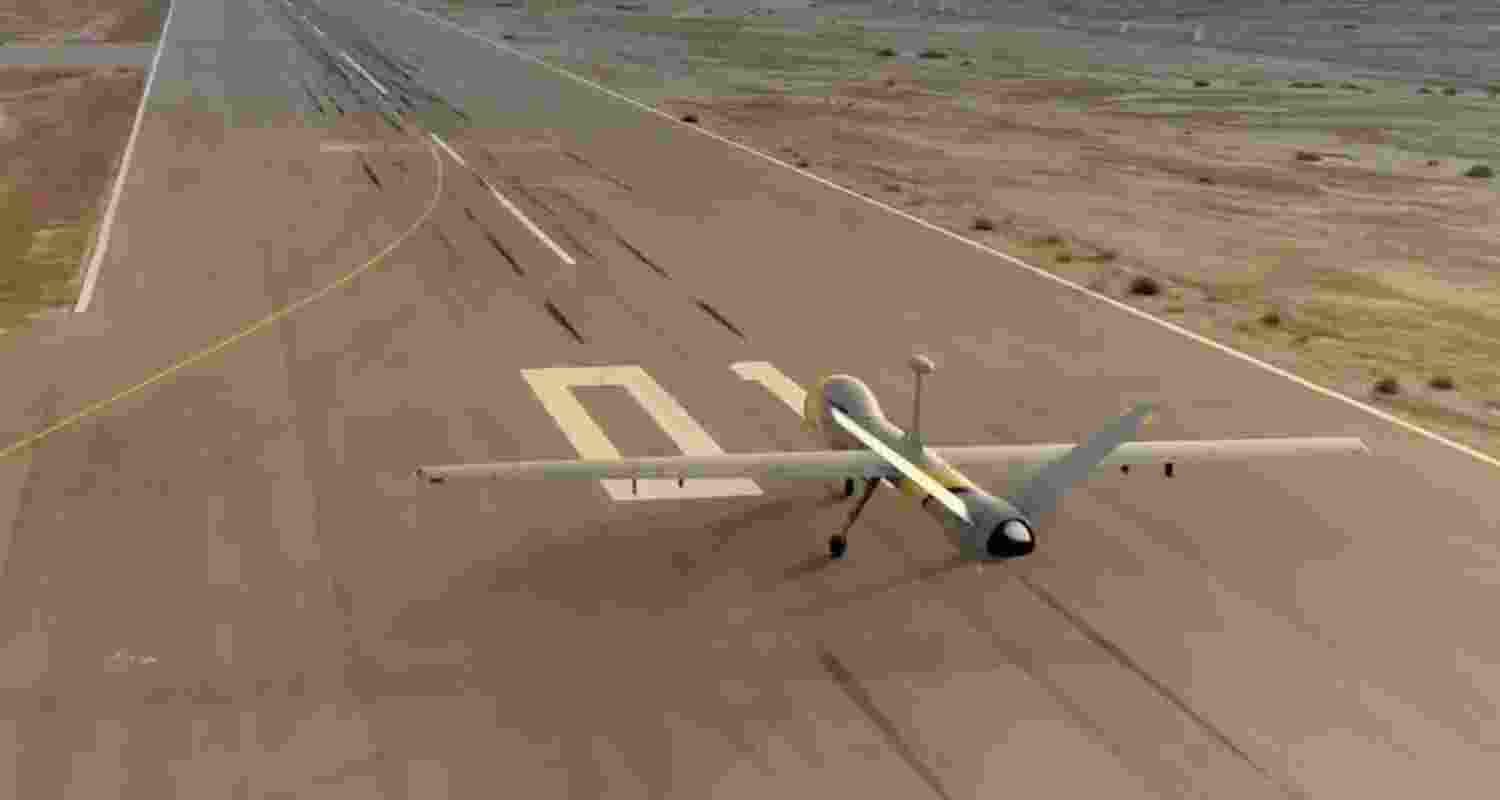 Adani Defence delivers 2nd Drishti-10 drone to Navy Adani Defence delivers 2nd Drishti-10 drone to Navy