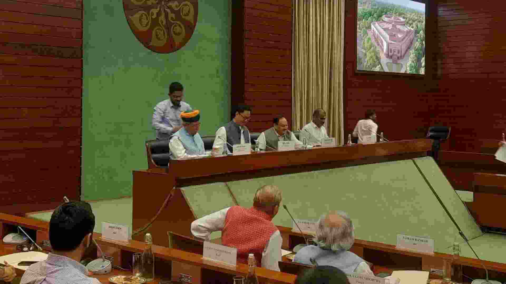 Ahead of Parliament session, centre convenes All Party Meeting Ahead of Parliament session, centre convenes All Party Meeting