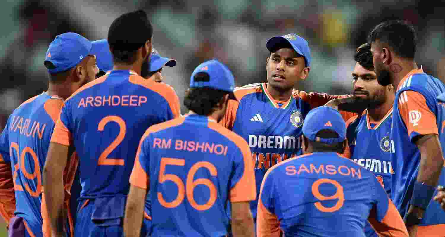 Team India at Kingsmead, Stadium, Durban South Africa. Image: X Team India at Kingsmead, Stadium, Durban South Africa. Image: X