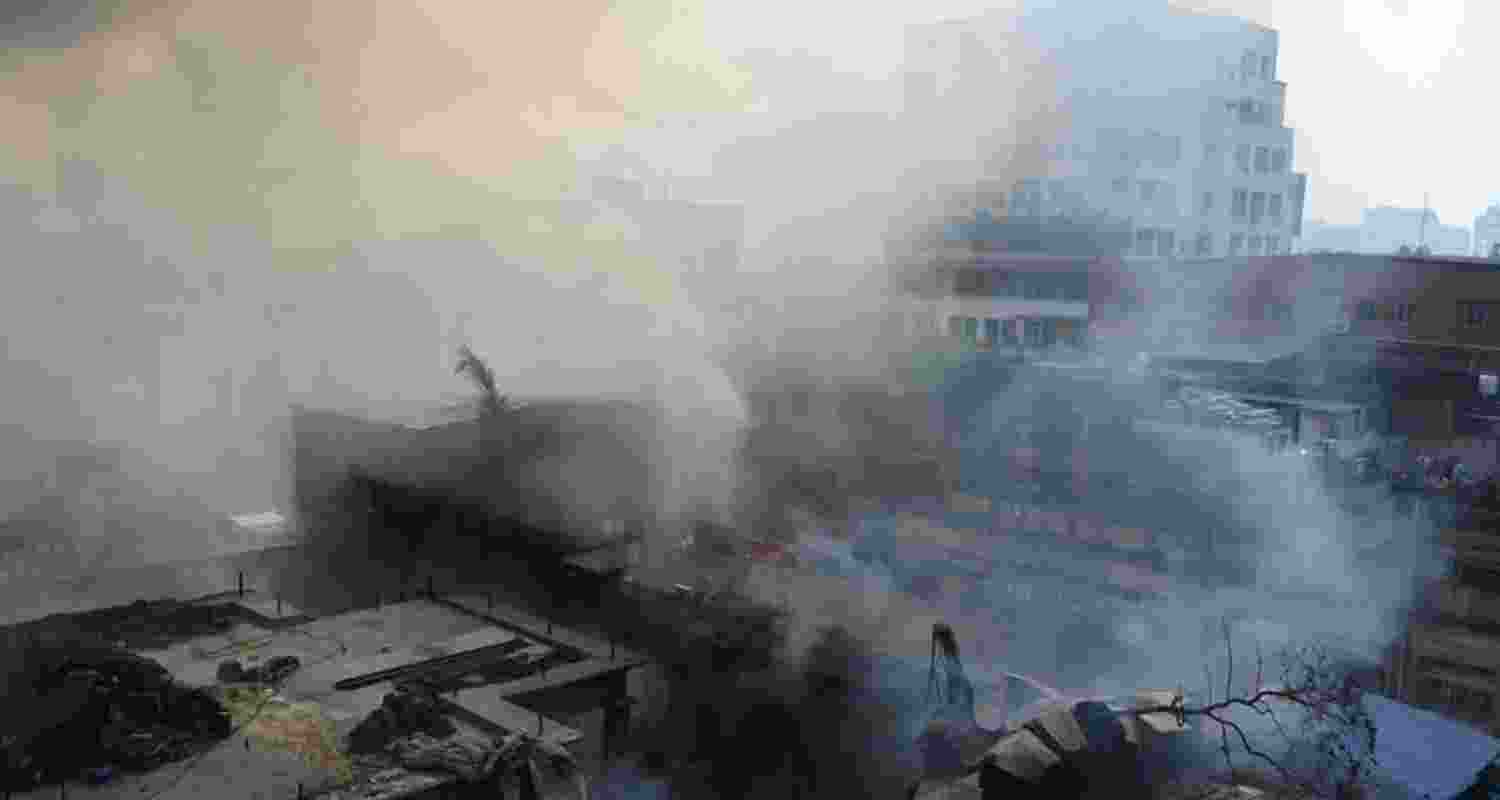 Major fire erupts at Kolkata electronics warehouse Major fire erupts at Kolkata electronics warehouse