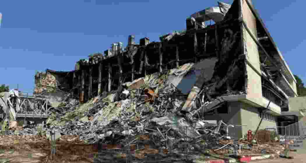 A building of the Weizmann Institute of Science in Rehovot after it suffered a direct hit from an Iranian missile on June 15, 2025. A building of the Weizmann Institute of Science in Rehovot after it suffered a direct hit from an Iranian missile on June 15, 2025.